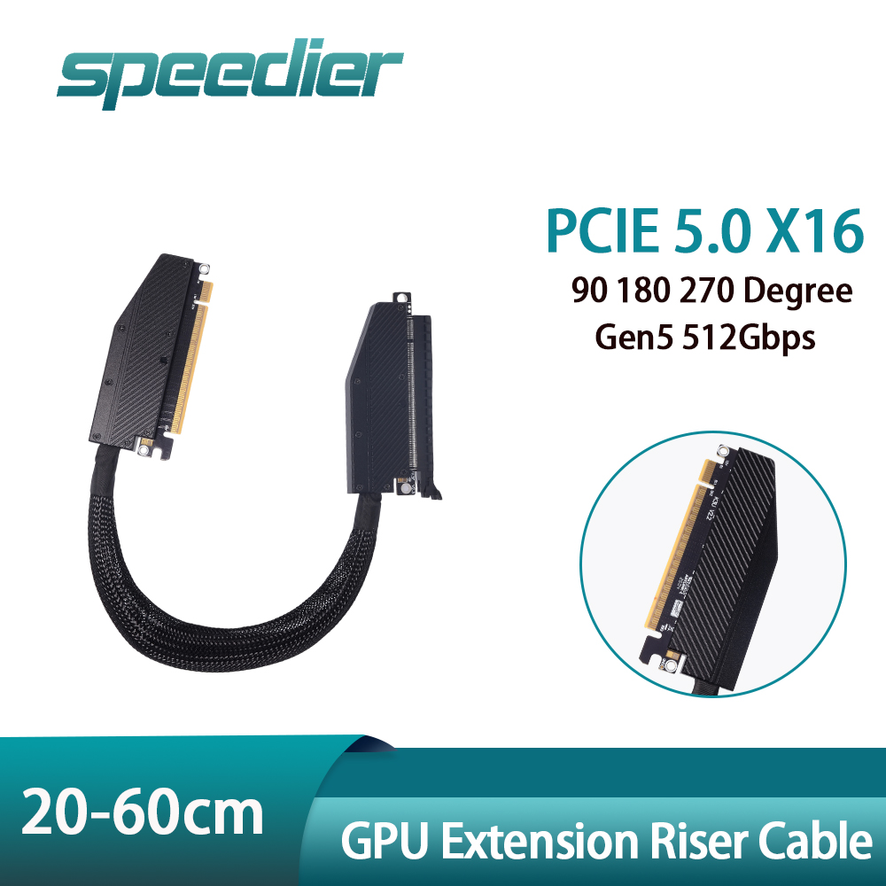 Pcie 5.0 Gpu Riser Cable - PCIE 5.0 X16 GPU 연장 라이저