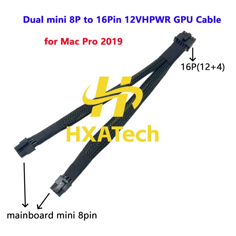 HXATech - 맥 프로 2019용, 새로운 데스크톱 - Dual 8Pin To 16Pin 12Vhpwr Cable 리뷰 및 가격
